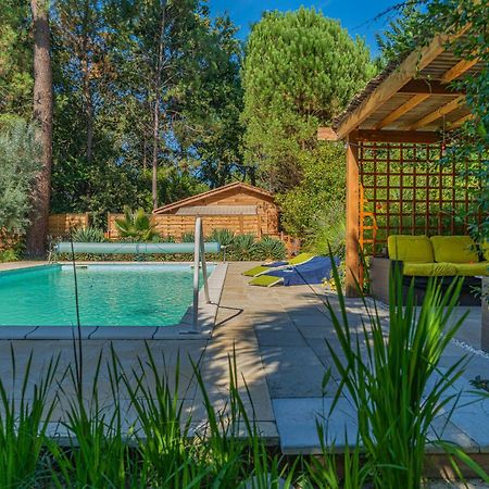 La Maisonnette En Bois Saumos Bagian luar foto